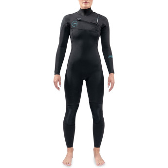 Гидрокостюм женский DAKINE WOMEN'S MISSION CHEST ZIP FULL SUIT 3/2mm Black Размер 14